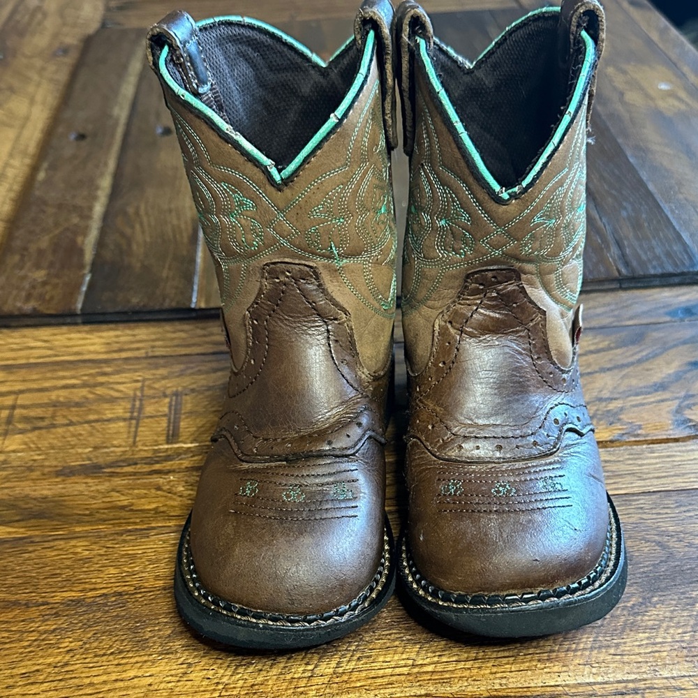 Justin Leather Kids Boots.